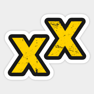 State Of Jefferson | Double Golden X Sticker